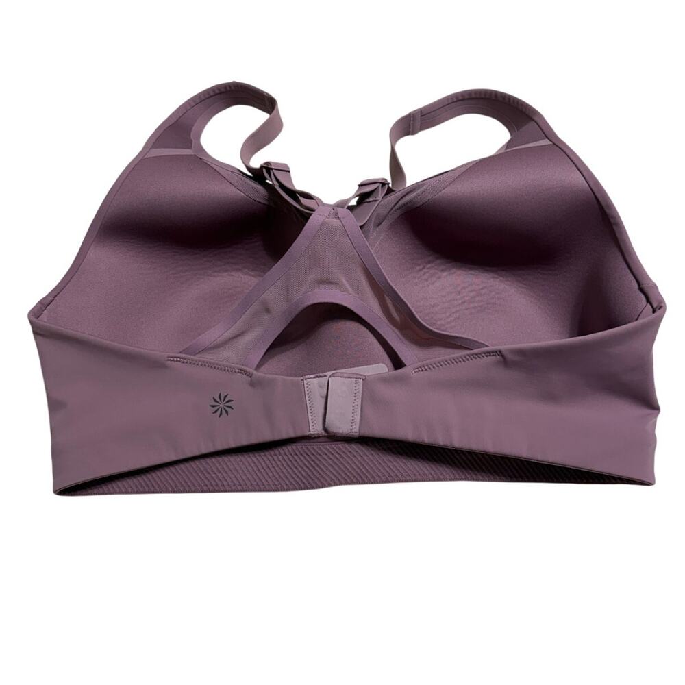 Athleta Sports Bra Size 38D Purple Activewear Workout Athleisure - Picture 2 of 4